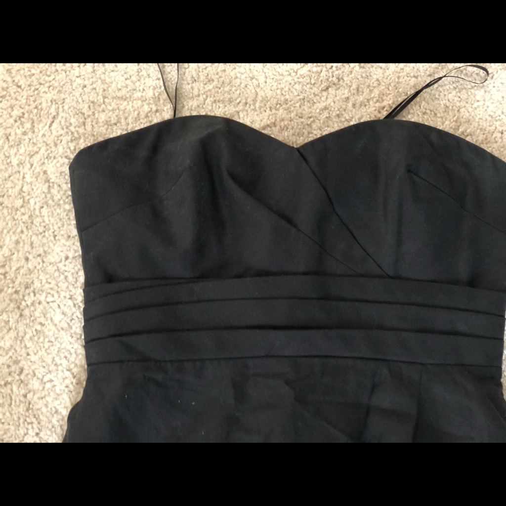 Jcrew Strapless Black Dress
